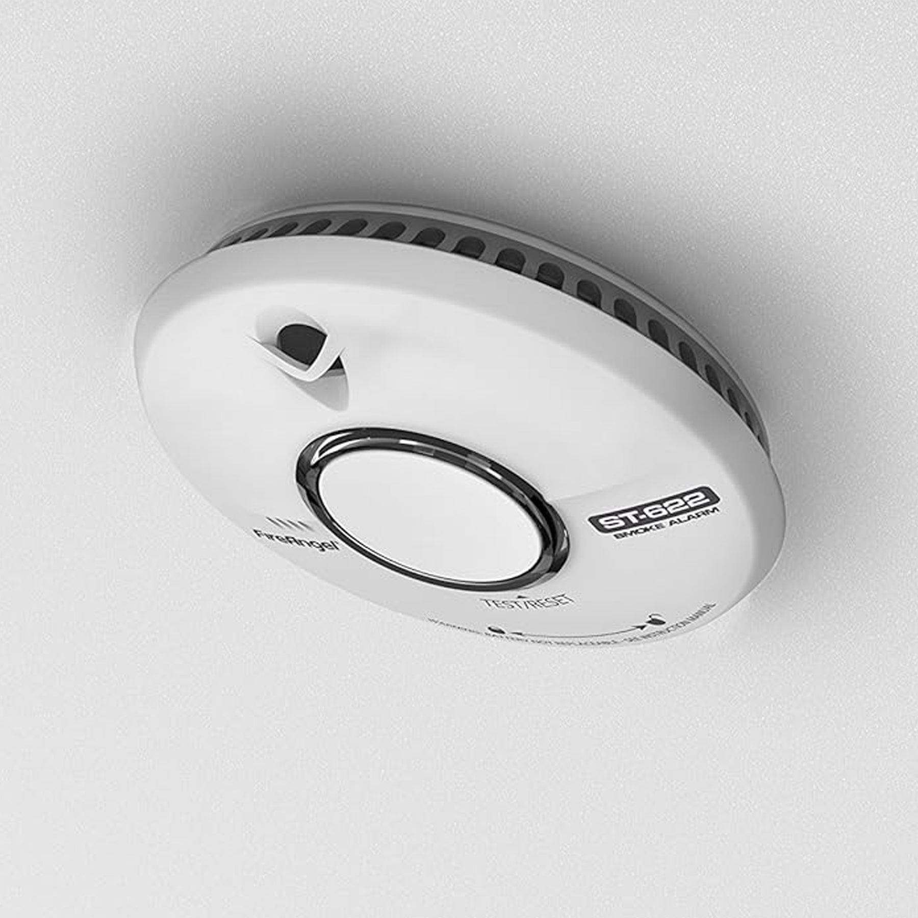 Fireangel ST-622T | 10 Year Thermally Enhanced Optical Smoke Alarm, White