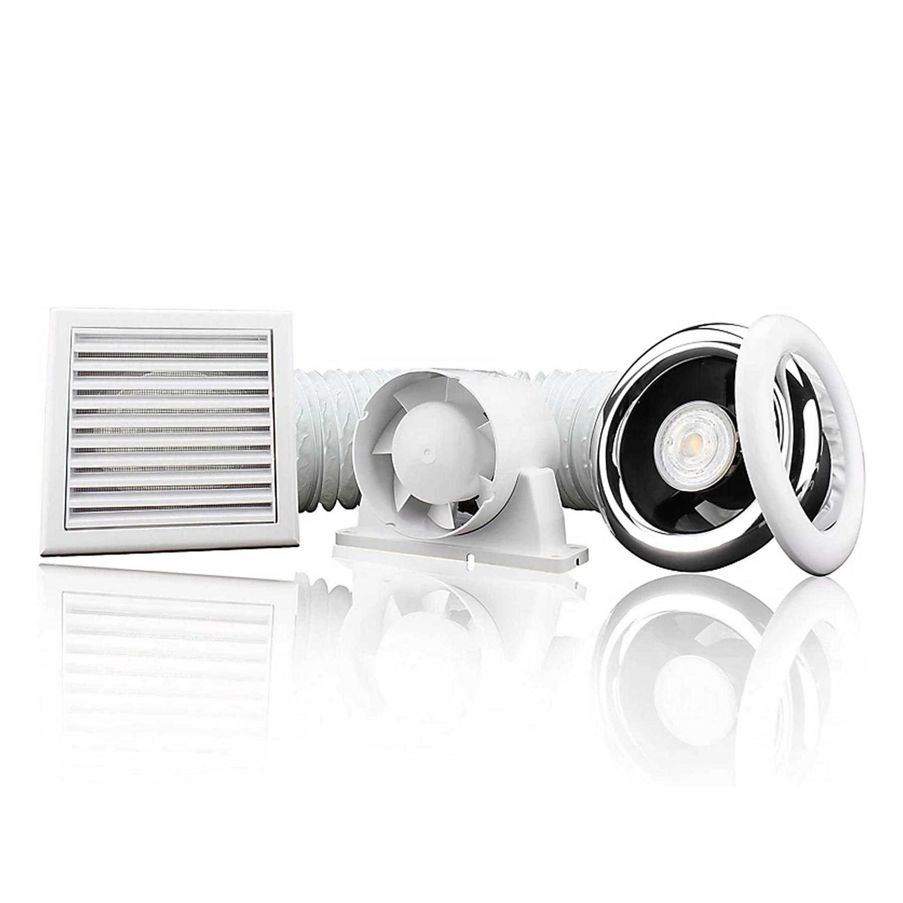 Blauberg UK Turbo Fan Kit with Timer & Led Light