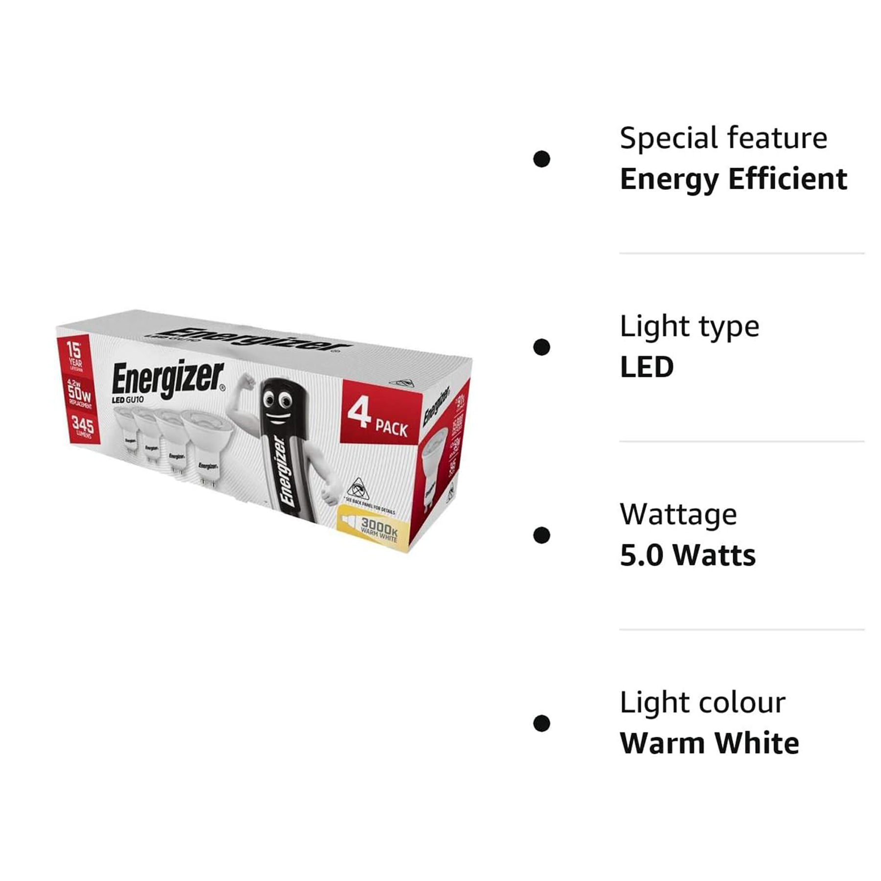 Buy 4 LED Light Bulbs in UK | EDE 