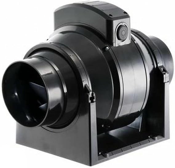 Manrose 100mm In-Line Mixed Flow Extractor Fan with Timer - MF100T