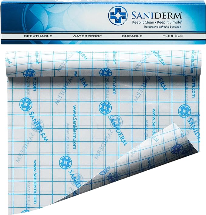 Transparent Antibacterial Adhesive Bandage (Aftercare) Sterile Sheet Roll Wrap (25.9 cm x 1.8 m)